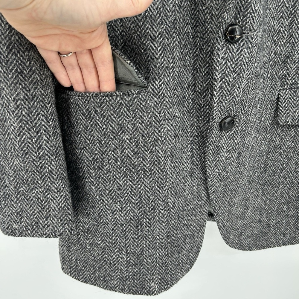 Jos. A. Bank Gray Herringbone Sport Coat - Picture 5 of 8
